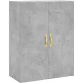 vidaXL Wandkast 69,5x34x90 cm betongrijs
