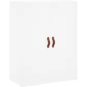 vidaXL Wandkast 69,5x34x90 cm wit