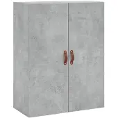 vidaXL Wandkast 69,5x34x90 cm betongrijs