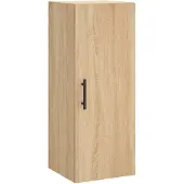 vidaXL Bovenkast 34,5x34x90 cm sonoma eikenkleurig