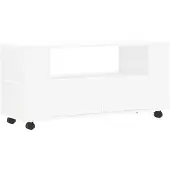vidaXL Tv-meubel 102x34,5x43 cm bewerkt hout wit