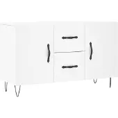 vidaXL Dressoir 100x36x60 cm bewerkt hout wit