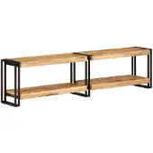vidaXL Tv-meubel 160x30x40 cm massief mangohout
