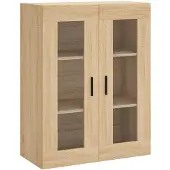 vidaXL Bovenkast 69,5x34x90 cm sonoma eikenkleurig