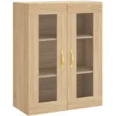 vidaXL Bovenkast 69,5x34x90 cm sonoma eikenkleurig