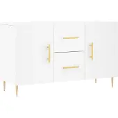 vidaXL Dressoir 100x36x60 cm bewerkt hout wit