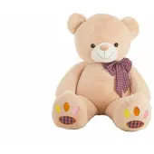 Out of the blue Colors Footprint Bear Teddy 105 Cm Beige Kinderen