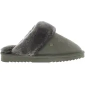 Warmbat Pantoffel Women Flurry Suede Olive-Schoenmaat 41