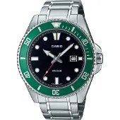 Casio Collection MDV-107D-3AVEF Horloge - Staal - Zilverkleurig - Ø 44 mm