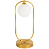 VIOKEF Tafellamp Fancy, messing / goud, Woon-/ Eetkamer, metaal, Tafellamp