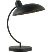 VIOKEF Tafellamp Themis, zwart, Woon-/ Eetkamer, metaal, Tafellamp