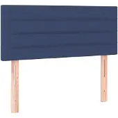 vidaXL Hoofdbord 100x5x78/88 cm stof blauw