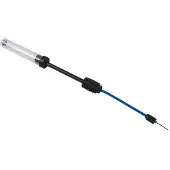 Precision ballenpomp Double Action 33 cm staal zwart 3-delig