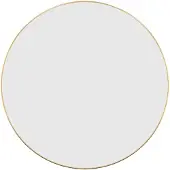 vidaXL Wandspiegel rond Ø60 cm goudkleurig