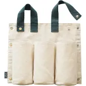 Pebbly - Lunchtas Inlay voor Flessen Organic Navy Blue - Katoen - Crème -