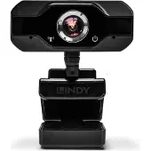 Lindy 43300 webcam 1920 x 1080 Pixels USB 2.0 Zwart