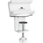 Macleans Universele stekkerdooshouder - bureau Brackets MC-808 wit