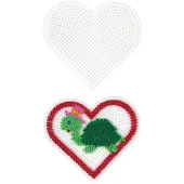 Hama Plaque Hart - - Creatieve Ondersteuning Kind - Multikleur - 18x1x16cm
