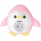 Out of the blue Music Penguin Projector In Box 22 Cm Roze Kinderen