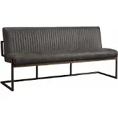 Tower Living Eetkamerbank Ferro 155 cm - Antraciet