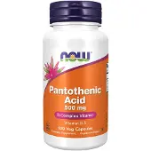 NOW,NOW Foods,NOW,NOW Foods Pantotheenzuur 500 mg 100 caps