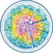 Ravensburger Puzzle Rainbow cake Rond 500 pièces