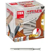 Tox 017102271 Lsn-sk 8x120 Mm Schroef En Plug 50 Eenheden