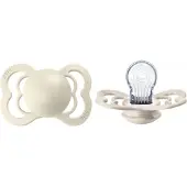 BIBS supreme | Fopspeen | Silicone | Ivory | T1 | 0-6 maand