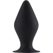 Shots Butt Plug with Suction Cup - Small - Black