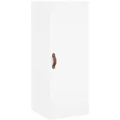 vidaXL Bovenkast 34,5x34x90 cm wit