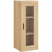 vidaXL Wandkast 34,5x34x90 cm sonoma eikenkleurig