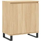 vidaXL Dressoir 60x35x70 cm bewerkt hout sonoma eikenkleurig