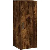 vidaXL Bovenkast 34,5x34x90 cm gerookt eikenkleurig
