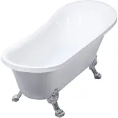 Lykke Bad op Pootjes Nordic Deluxe 1500x750x710mm, Wit