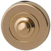 Hardbrass Beldrukker Nika - messing ongelakt