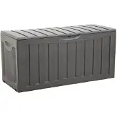 vidaXL Opbergbox 118x53x57 cm polypropyleen zwart