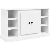 vidaXL Dressoir 100x35,5x60 cm bewerkt hout wit