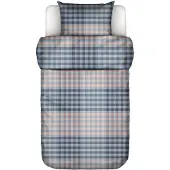 Marc O'Polo Dekbedovertrek Klaudi Powder Blue Flanel-140 x 200 / 220 cm | 1-Persoons