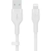 Belkin BOOST CHARGE Flex Oplaadkabel USB-A Male Apple Lightning 2 m Wit