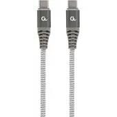 Gembird Cablexpert USB-C - USB-C laadkabel 1,5m zilver - max 100W - 9530166