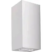 Orion Wandlamp Cube, dimbaar, wit / opaal, Hal, Keramiek, Modern, wandlamp
