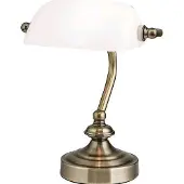 Orion Bureaulamp Zora, brons / oud-messing, Werkkamer / Kantoor, metaal, Antiek, bureaulamp