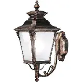 Orion Wandlamp buiten Aiko, dimbaar, brons / oud-messing, Aluminium, Antiek