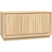 vidaXL Dressoir 102x35x55 cm bewerkt hout sonoma eikenkleurig