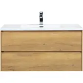 Guido Gusto Badkamermeubel Nero 100cm eiken