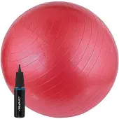 Avento Fitnessbal -Gymbal - Met Pomp - Ø 65cm - Roze