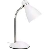 Orion Bureaulamp School, wit / opaal, Werkkamer / Kantoor, metaal, Jong wonen, bureaulamp