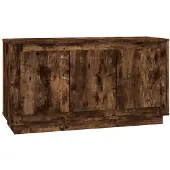 vidaXL Dressoir 102x35x55 cm bewerkt hout gerookt eikenkleurig