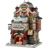 Lemax St. Nick'S Wooden Shoe Shop Kersthuisje