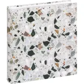 Walther design design - Terrazzo - Fotoalbum - 30x30 cm - stone black - 60 pages